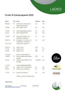 Turnierplan LADIES 2025_3-25